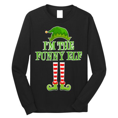 I'm The Funny Elf Matching Family Christmas Long Sleeve Shirt