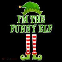 I'm The Funny Elf Matching Family Christmas T-Shirt