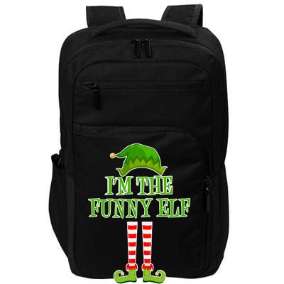 I'm The Funny Elf Matching Family Christmas Impact Tech Backpack