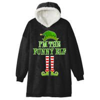 I'm The Funny Elf Matching Family Christmas Hooded Wearable Blanket