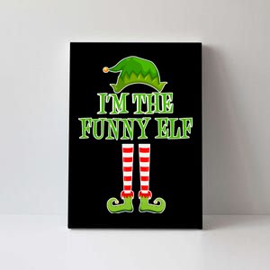 I'm The Funny Elf Matching Family Christmas Canvas