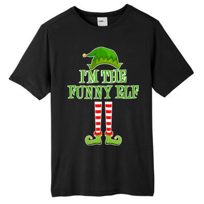 I'm The Funny Elf Matching Family Christmas Tall Fusion ChromaSoft Performance T-Shirt