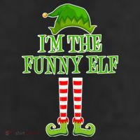 I'm The Funny Elf Matching Family Christmas 11oz C Handle Ceramic Mug