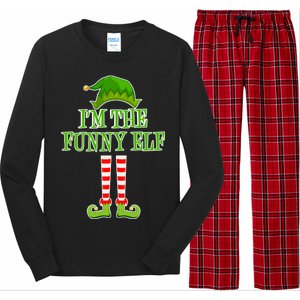 I'm The Funny Elf Matching Family Christmas Long Sleeve Pajama Set