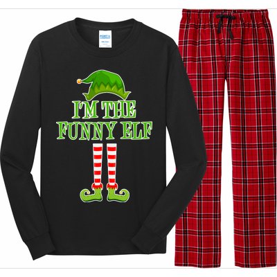 I'm The Funny Elf Matching Family Christmas Long Sleeve Pajama Set