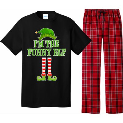 I'm The Funny Elf Matching Family Christmas Pajama Set