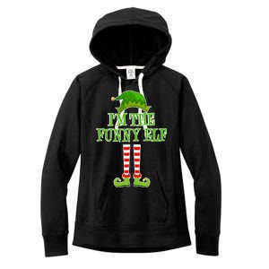 I'm The Funny Elf Matching Family Christmas Women's Fleece Hoodie