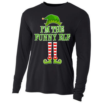 I'm The Funny Elf Matching Family Christmas Cooling Performance Long Sleeve Crew