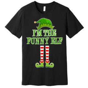 I'm The Funny Elf Matching Family Christmas Premium T-Shirt