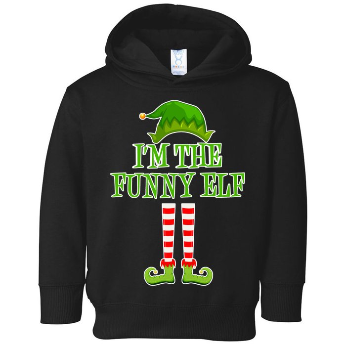 I'm The Funny Elf Matching Family Christmas Toddler Hoodie