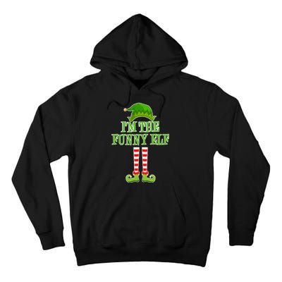 I'm The Funny Elf Matching Family Christmas Tall Hoodie