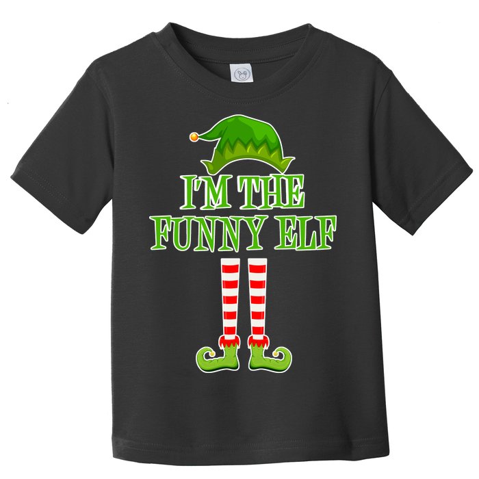 I'm The Funny Elf Matching Family Christmas Toddler T-Shirt