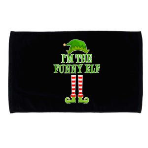 I'm The Funny Elf Matching Family Christmas Microfiber Hand Towel