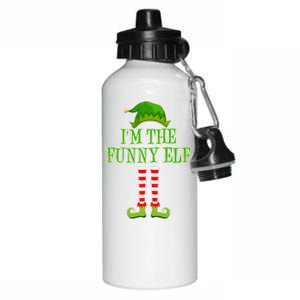 I'm The Funny Elf Matching Family Christmas Aluminum Water Bottle