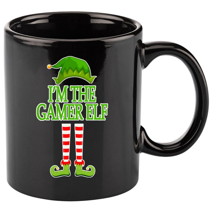 I'm The Gamer Elf Matching Family Christmas 11oz C Handle Ceramic Mug