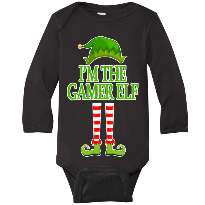 I'm The Gamer Elf Matching Family Christmas Baby Long Sleeve Bodysuit