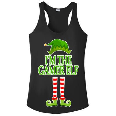 I'm The Gamer Elf Matching Family Christmas Ladies PosiCharge Competitor Racerback Tank