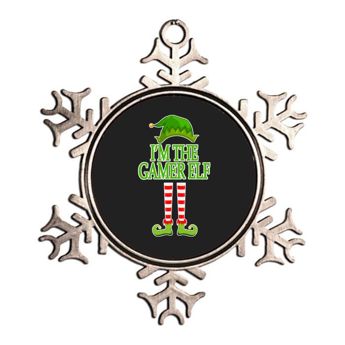 I'm The Gamer Elf Matching Family Christmas Metallic Star Ornament