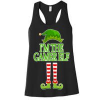 I'm The Gamer Elf Matching Family Christmas Women's Racerback Tank