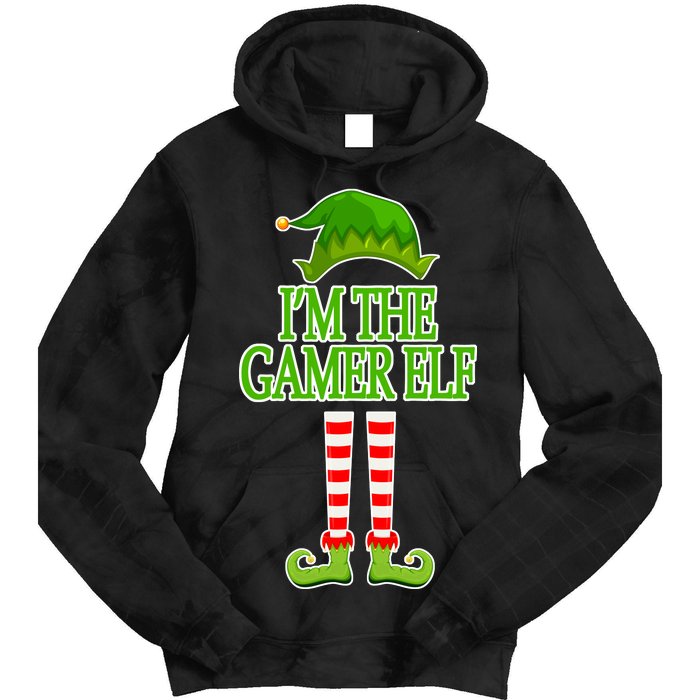 I'm The Gamer Elf Matching Family Christmas Tie Dye Hoodie