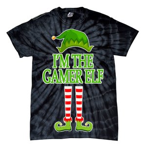 I'm The Gamer Elf Matching Family Christmas Tie-Dye T-Shirt