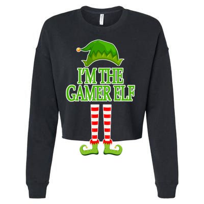 I'm The Gamer Elf Matching Family Christmas Cropped Pullover Crew