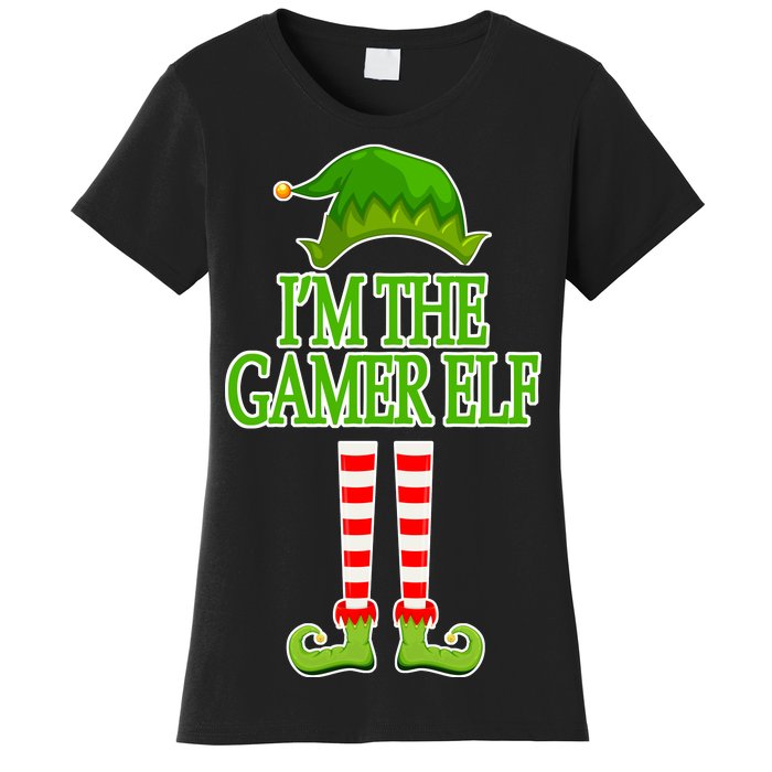 I'm The Gamer Elf Matching Family Christmas Women's T-Shirt