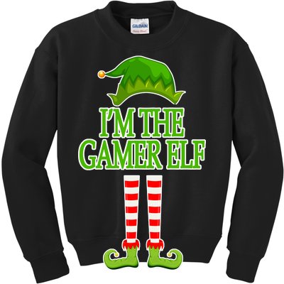 I'm The Gamer Elf Matching Family Christmas Kids Sweatshirt