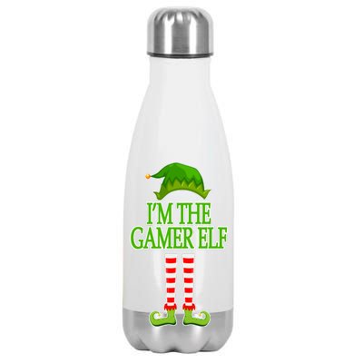 I'm The Gamer Elf Matching Family Christmas Stainless Steel Insulated Water Bottle