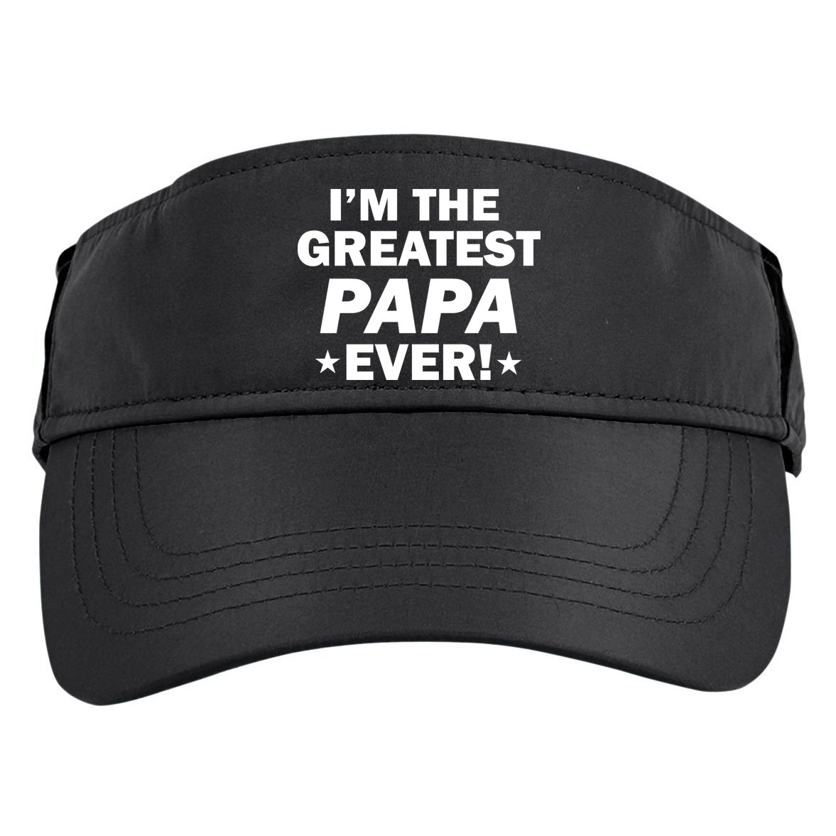 I'm The Greatest Papa Ever! Adult Drive Performance Visor