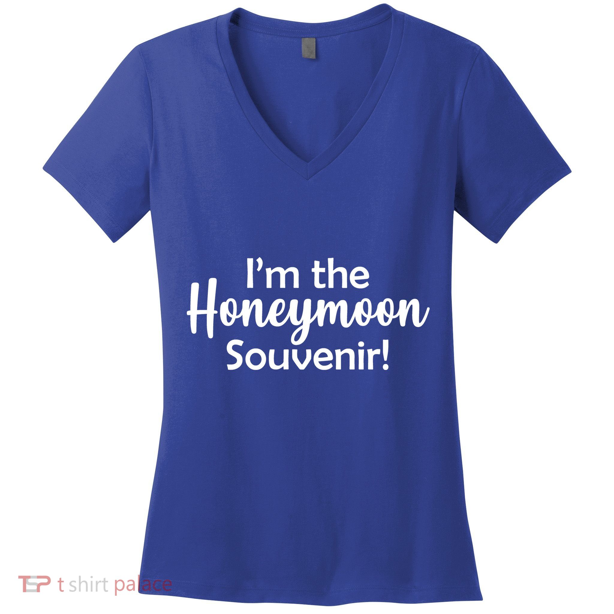 I'm The Honeymoon Souvenir Women's V-Neck T-Shirt