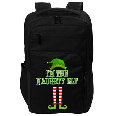 I'm The Naughty Elf Matching Family Christmas Impact Tech Backpack