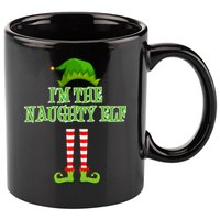 I'm The Naughty Elf Matching Family Christmas 11oz C Handle Ceramic Mug