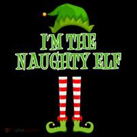 I'm The Naughty Elf Matching Family Christmas Flatbill Hat