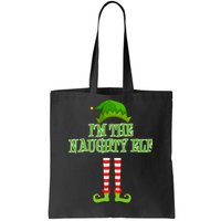 I'm The Naughty Elf Matching Family Christmas Tote Bag