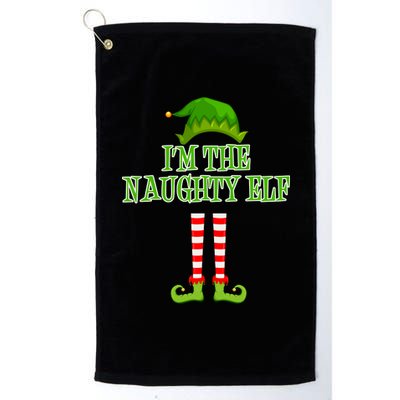 I'm The Naughty Elf Matching Family Christmas Platinum Collection Golf Towel