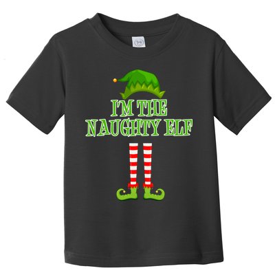 I'm The Naughty Elf Matching Family Christmas Toddler T-Shirt