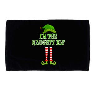 I'm The Naughty Elf Matching Family Christmas Microfiber Hand Towel