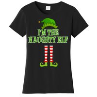 I'm The Naughty Elf Matching Family Christmas Women's T-Shirt