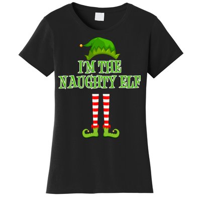 I'm The Naughty Elf Matching Family Christmas Women's T-Shirt