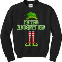 I'm The Naughty Elf Matching Family Christmas Kids Sweatshirt