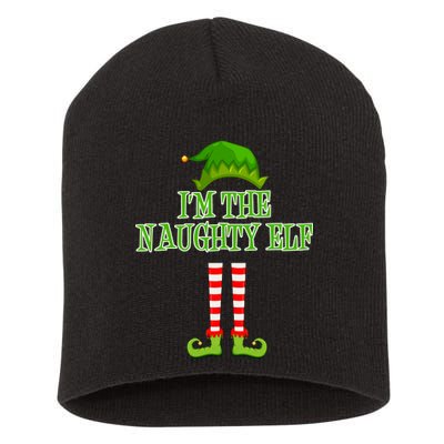 I'm The Naughty Elf Matching Family Christmas Short Acrylic Beanie