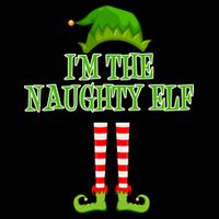 I'm The Naughty Elf Matching Family Christmas Kids T-Shirt