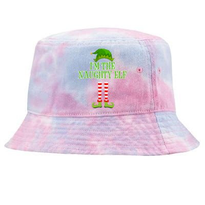 I'm The Naughty Elf Matching Family Christmas Tie-Dyed Bucket Hat