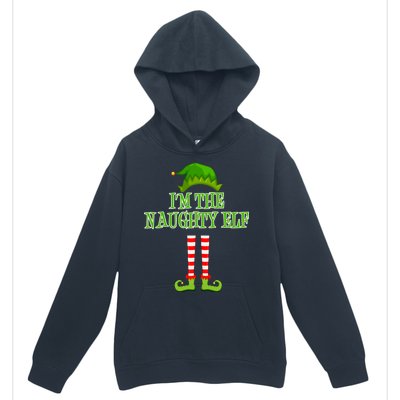 I'm The Naughty Elf Matching Family Christmas Urban Pullover Hoodie