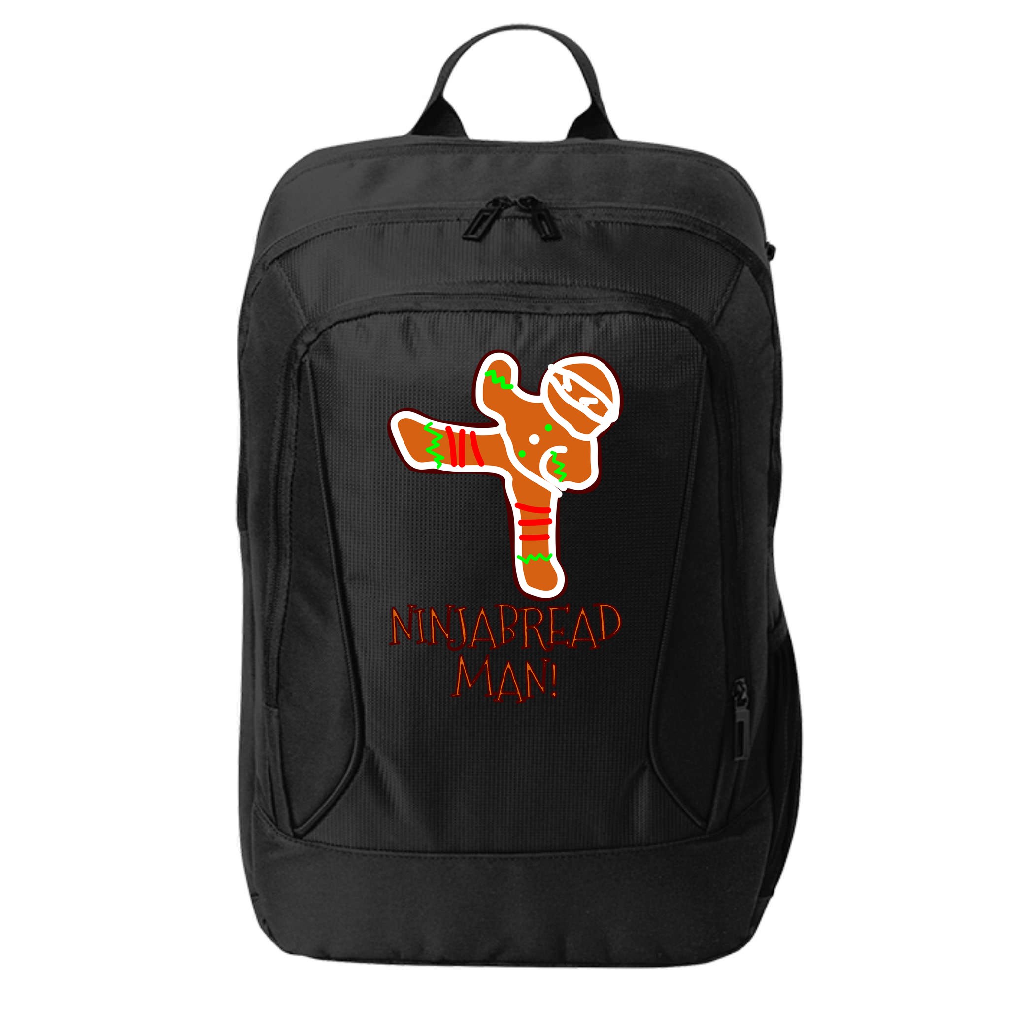 I'm The Ninjabread Man Funny Gingerbread City Backpack