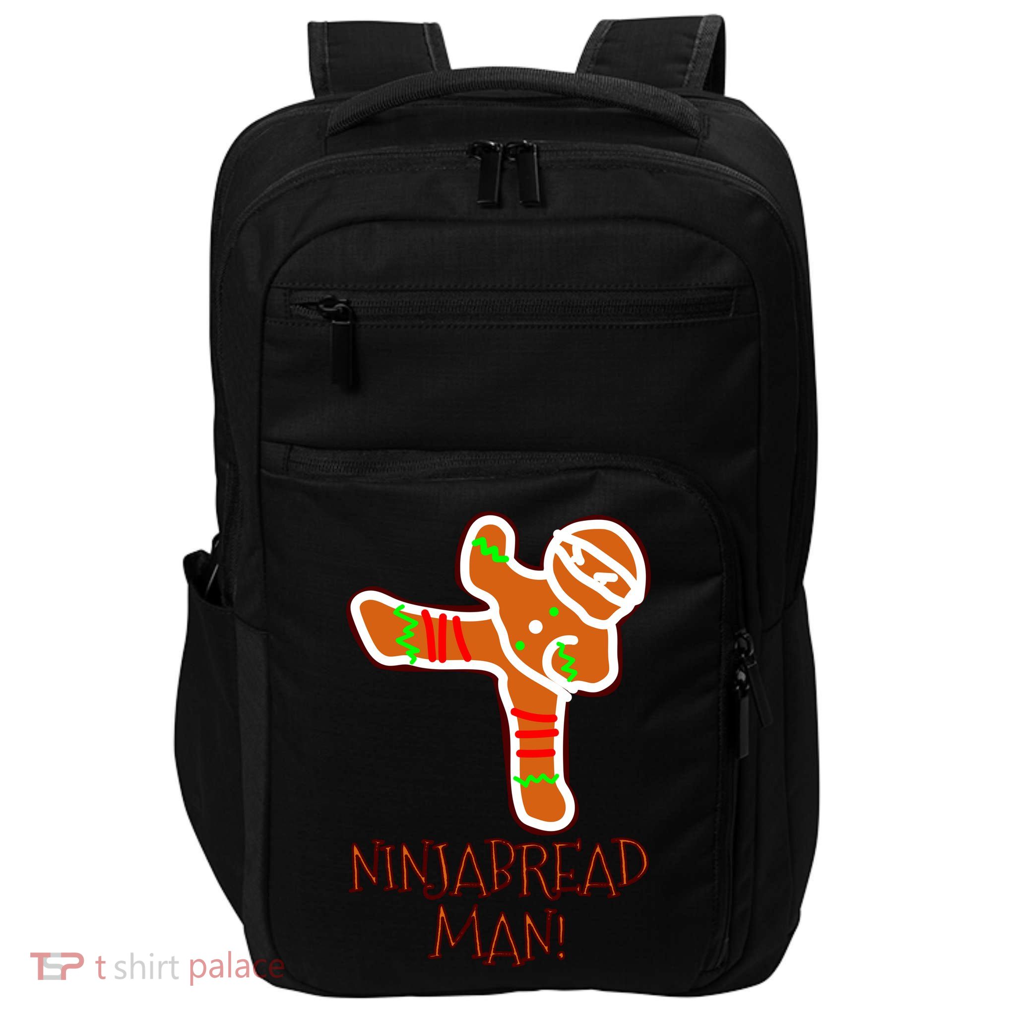 I'm The Ninjabread Man Funny Gingerbread Impact Tech Backpack