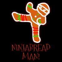 I'm The Ninjabread Man Funny Gingerbread Button