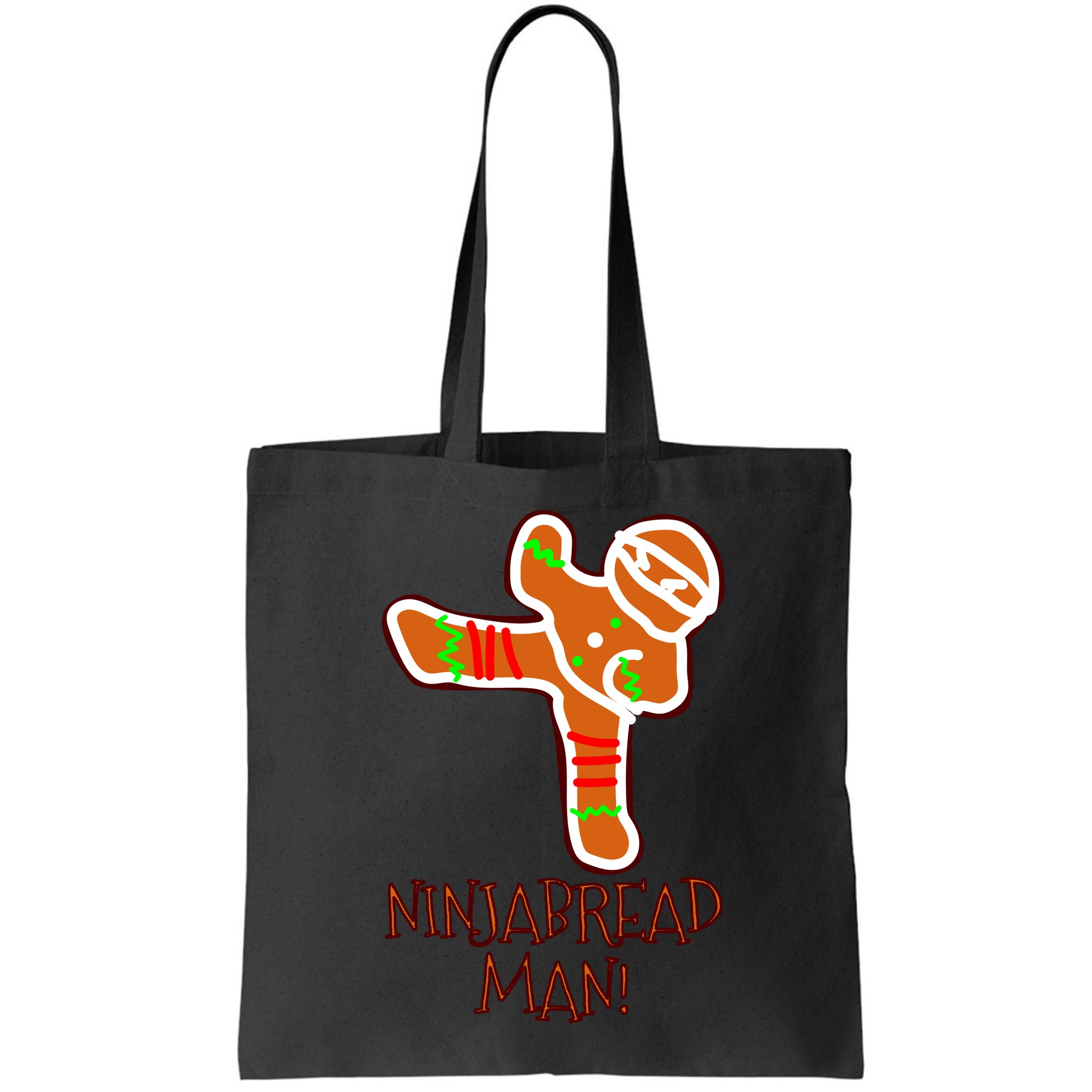 I'm The Ninjabread Man Funny Gingerbread Bag