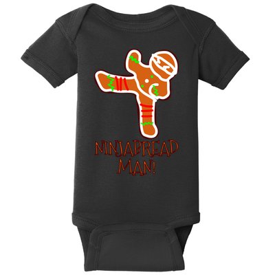 I'm The Ninjabread Man Funny Gingerbread Baby Bodysuit